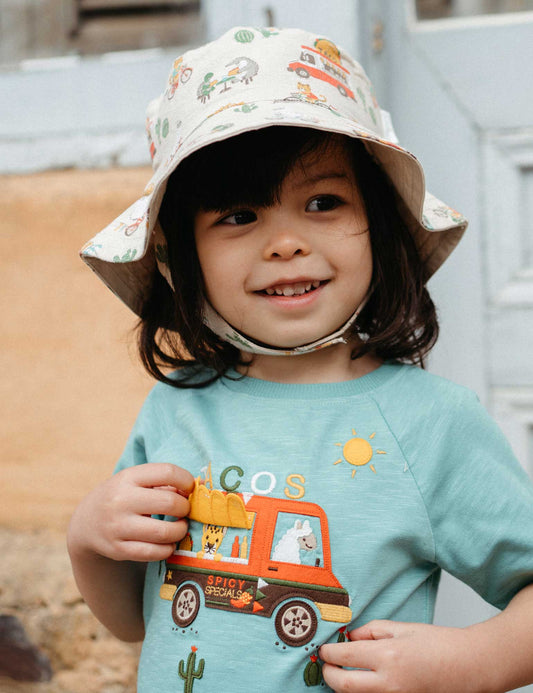 Purebaby ピュアベビー　TACO TRUCK RELAXED TEE　	 PB1006S25