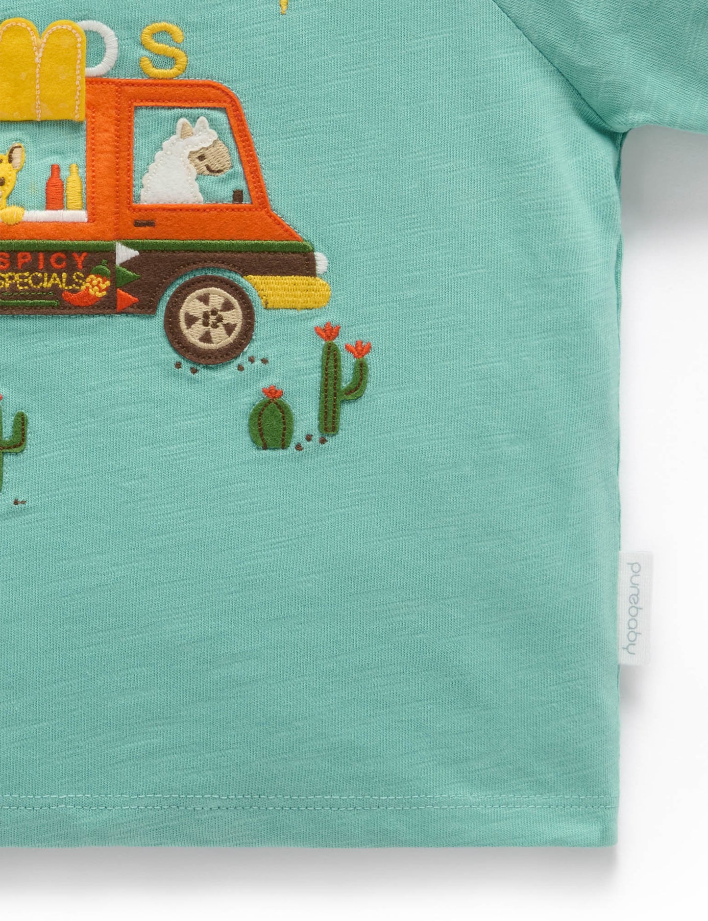 Purebaby ピュアベビー　TACO TRUCK RELAXED TEE　	 PB1006S25