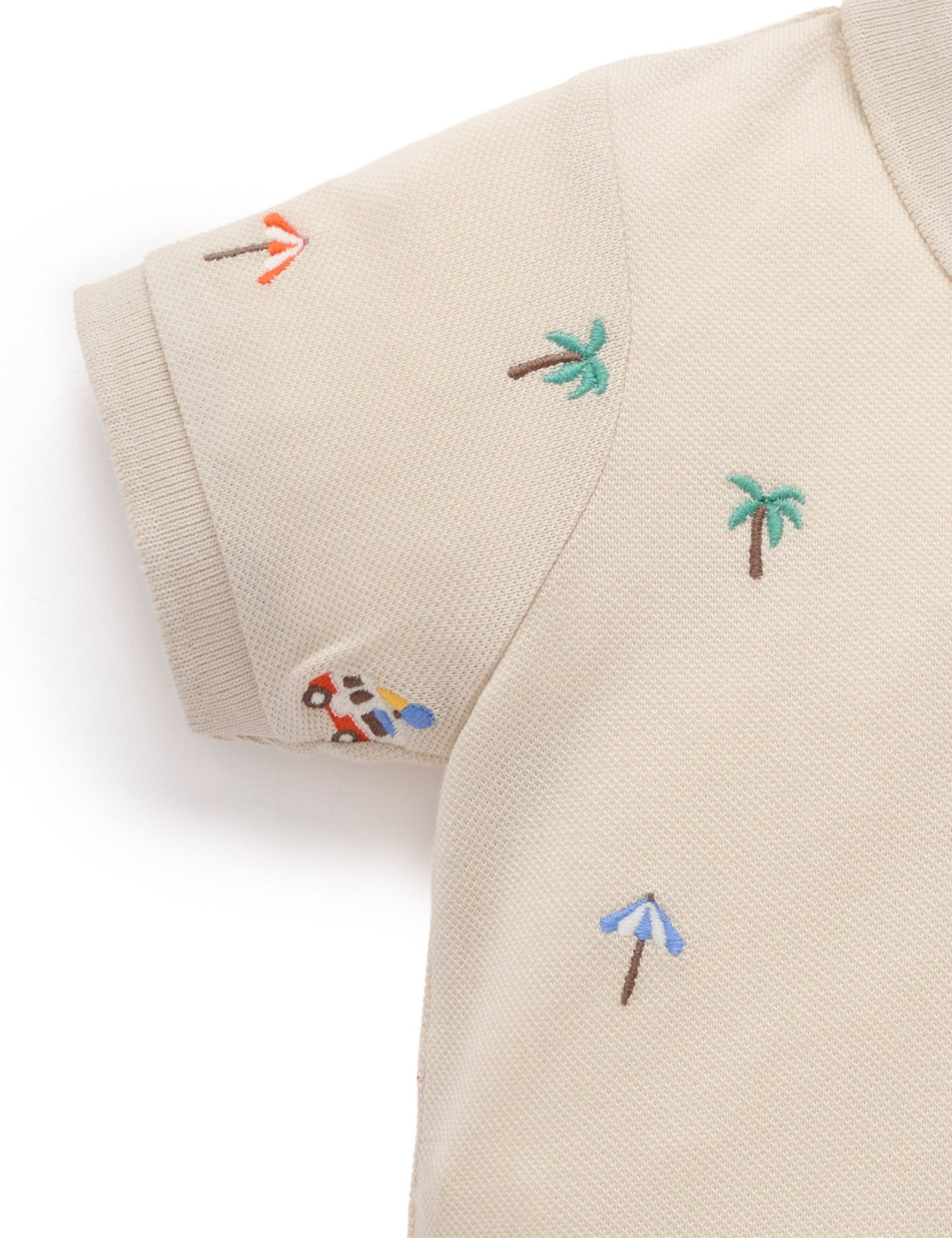 Purebaby ピュアベビー　RESORT EMBROIDERED POLO　PB2023S25