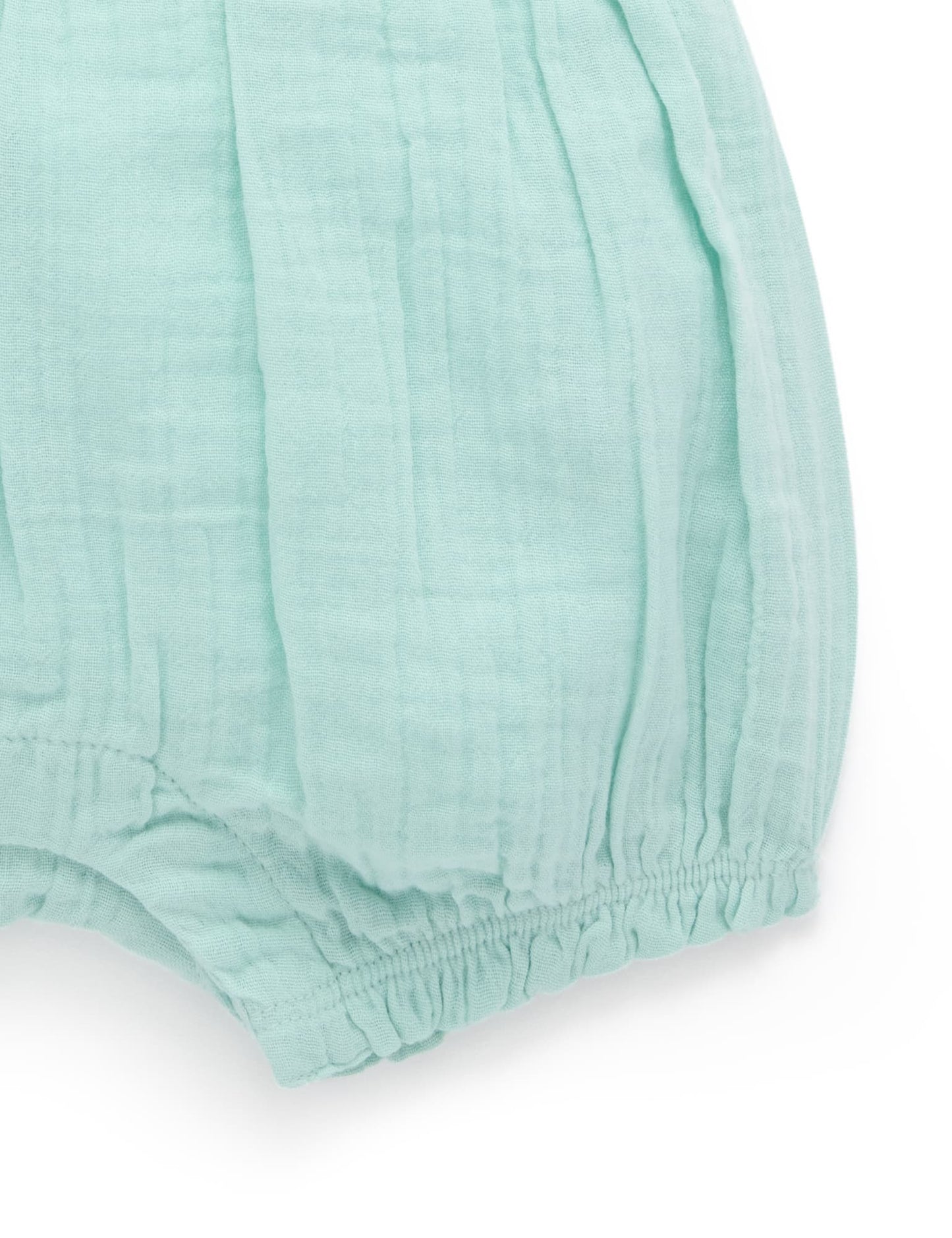 Purebaby ピュアベビー　EMBROIDERED OVERALL SET　PN1011S25