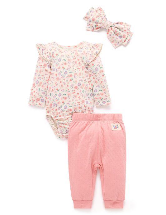 Purebaby ピュアベビー　3 PIECE GIFT SET　	 PN1023S25