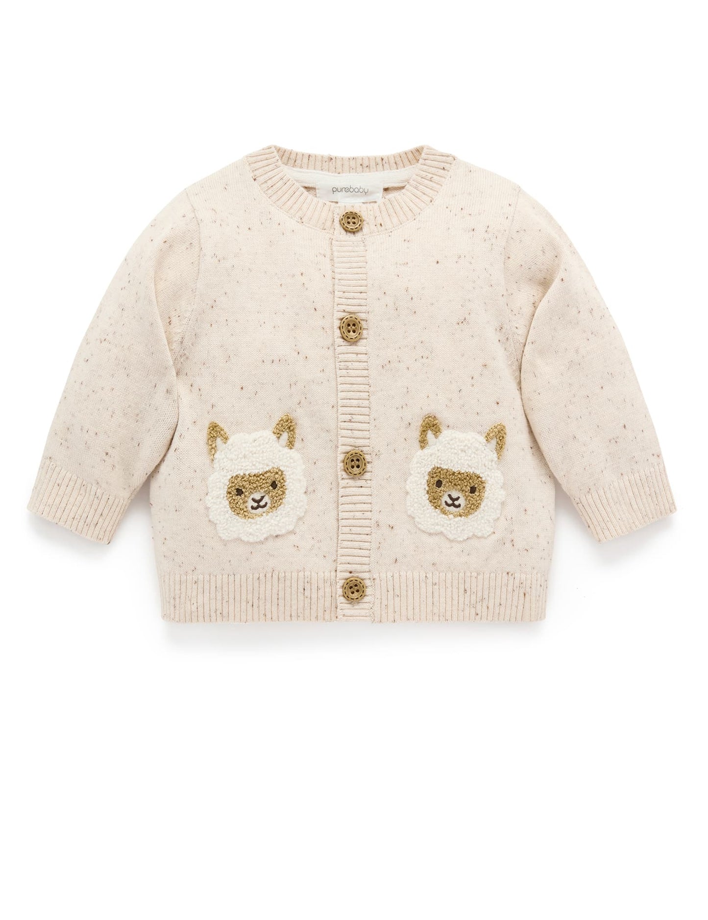Purebaby ピュアベビー　FIESTA FRIENDS CARDIGAN　PN1037S25