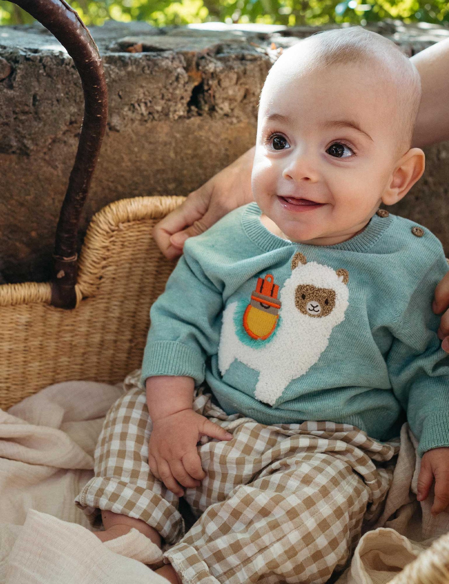 Purebaby ピュアベビー　LLAMA JUMPER　PN1061S25