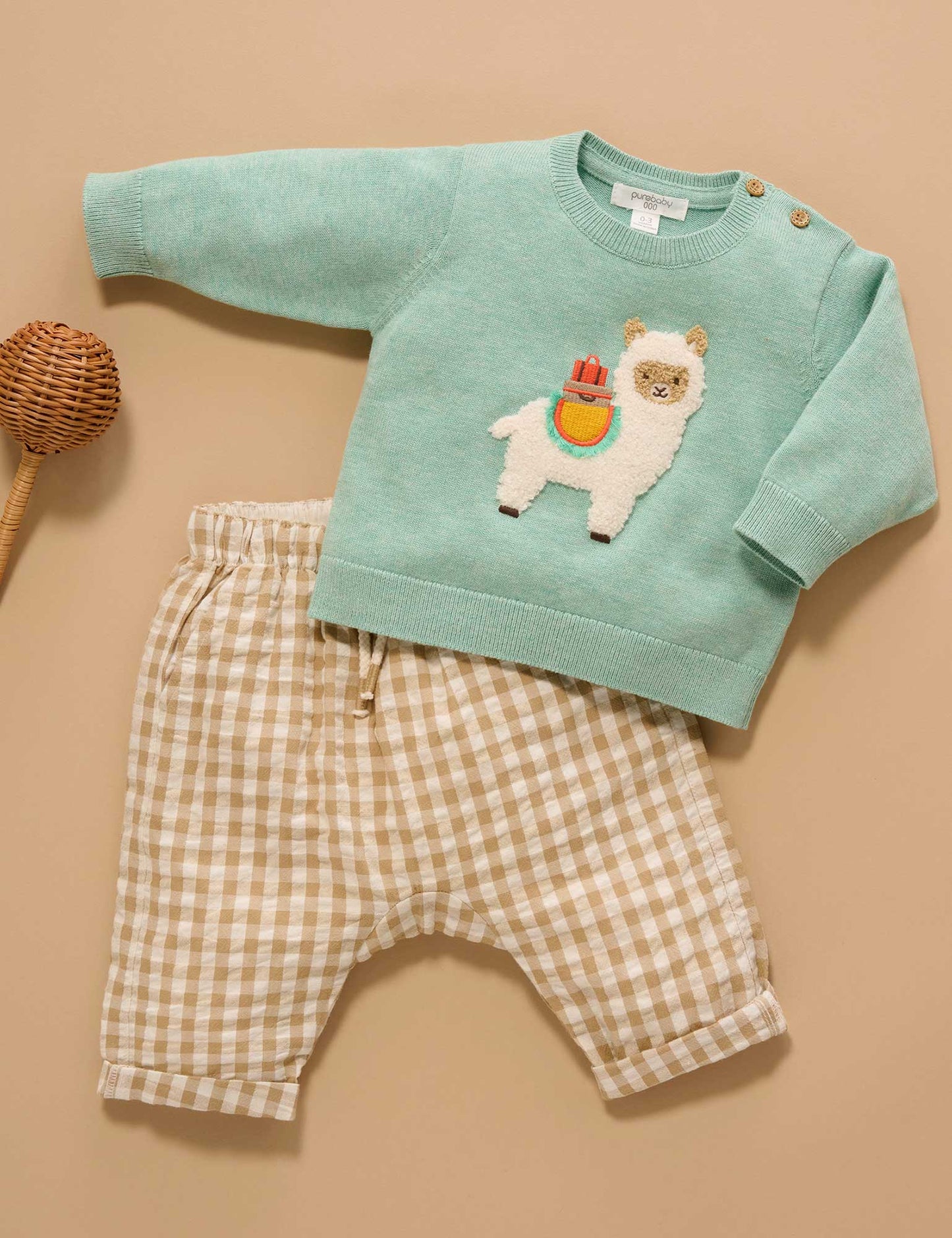 Purebaby ピュアベビー　LLAMA JUMPER　PN1061S25