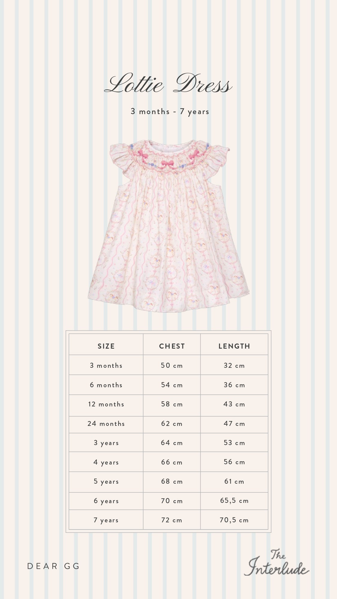 ワンピース DearGG LottieDress 3Y 3Y last one】DearGG Lottie Dress – missy's