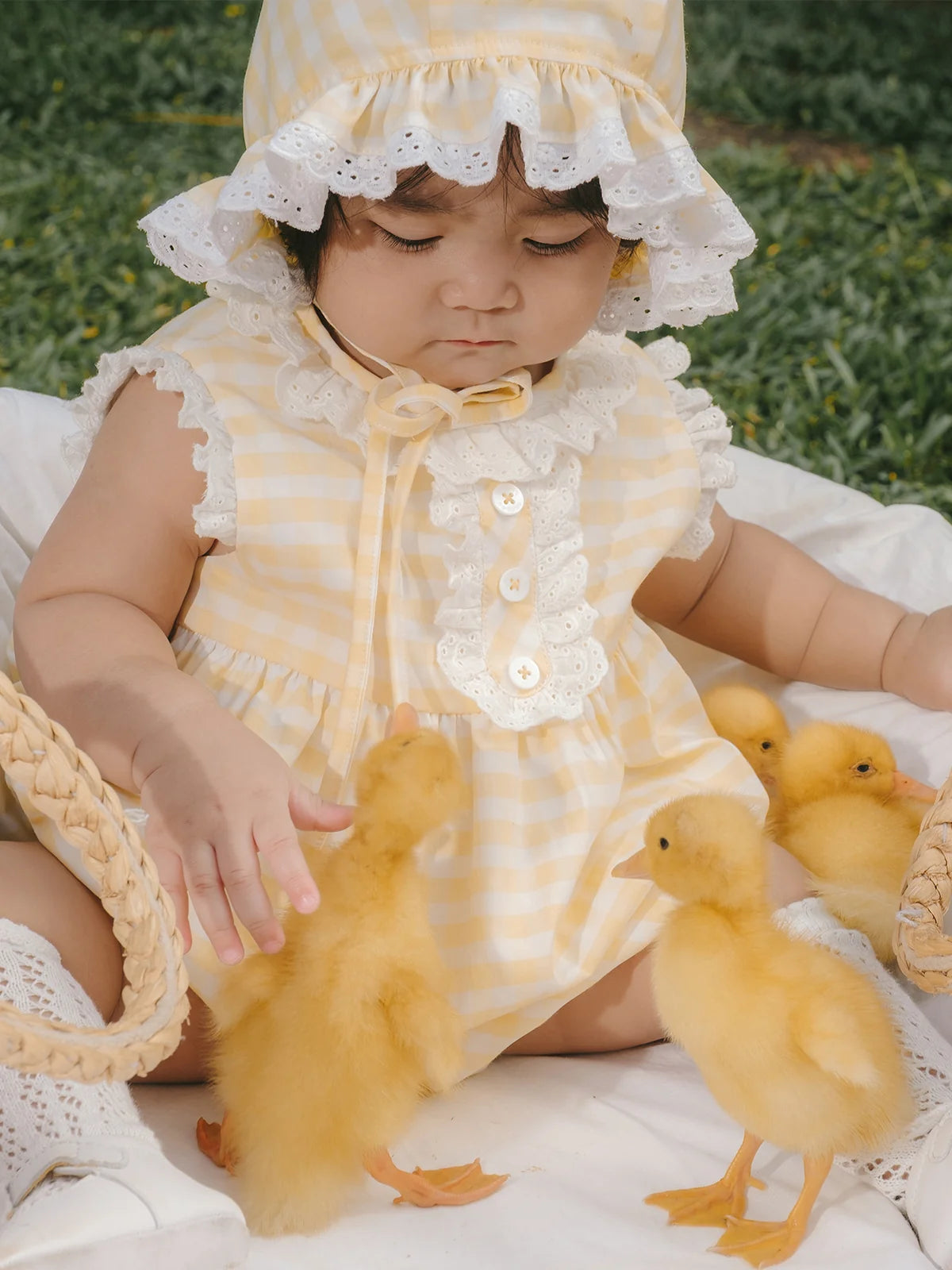 【予約】DearGG　Wendy Romper Set