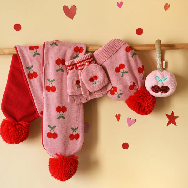 Rockahula Kids　ロッカフラキッズ　 Cheerful Cherry Knitted Scarf