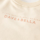 【予約】dave&bella デイブベラ　ロゴデザイントップス　DK3236836