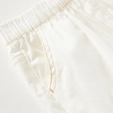 dave&bella デイブベラ　ボウタイ付きカモメ刺繍シャツ&ホワイトパンツセット　DB2234912