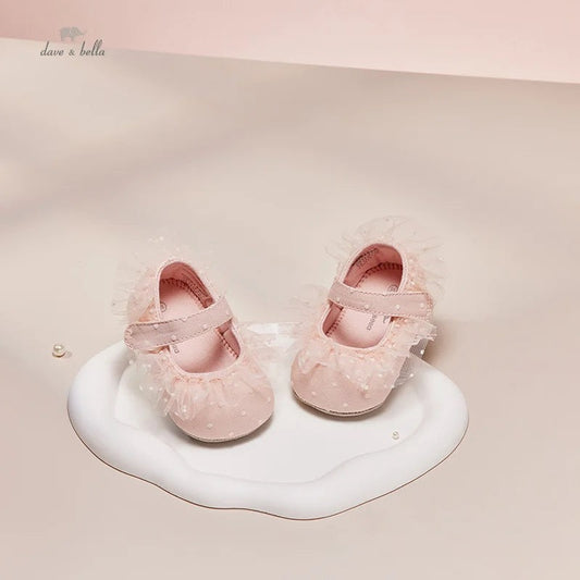 dave&amp;bella Dave Bella pink tulle baby shoes DB3236657