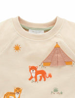 Purebaby　ピュアベビー　HUNGRY CATS RELAXED TEE　PB2020S23