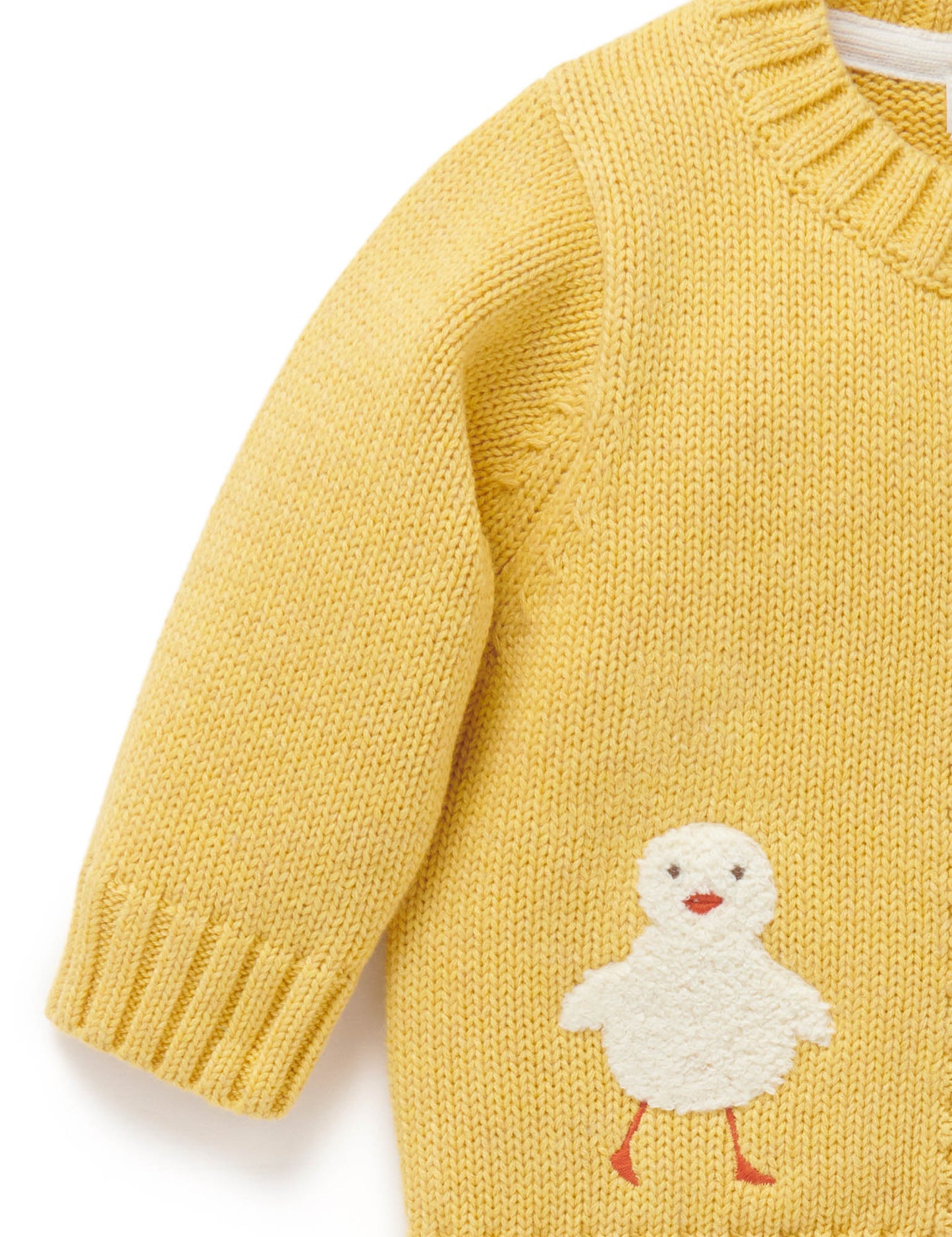 Purebaby ピュアベビー PUDDLE DUCK CARDIGAN PN1044W24