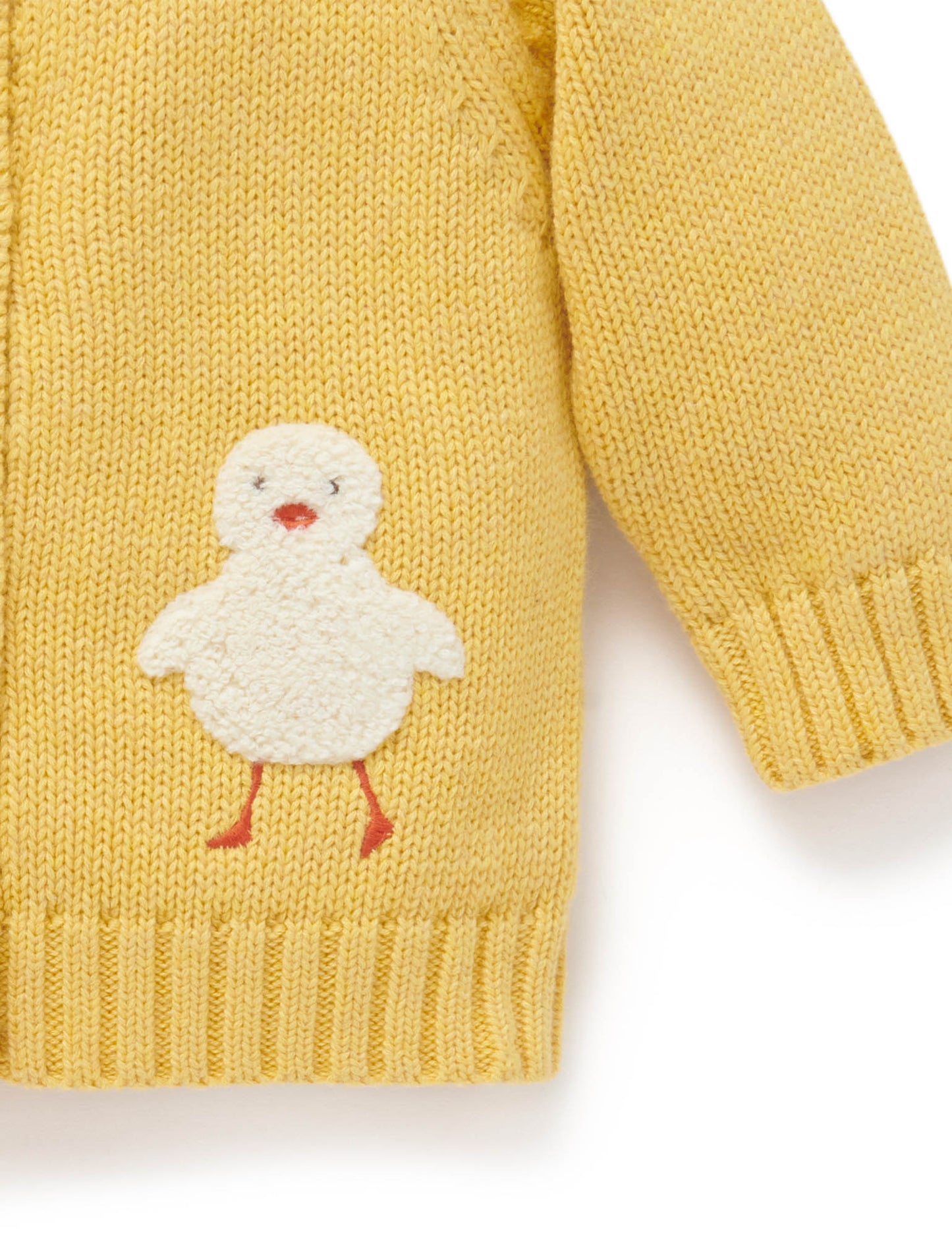 Purebaby ピュアベビー PUDDLE DUCK CARDIGAN PN1044W24