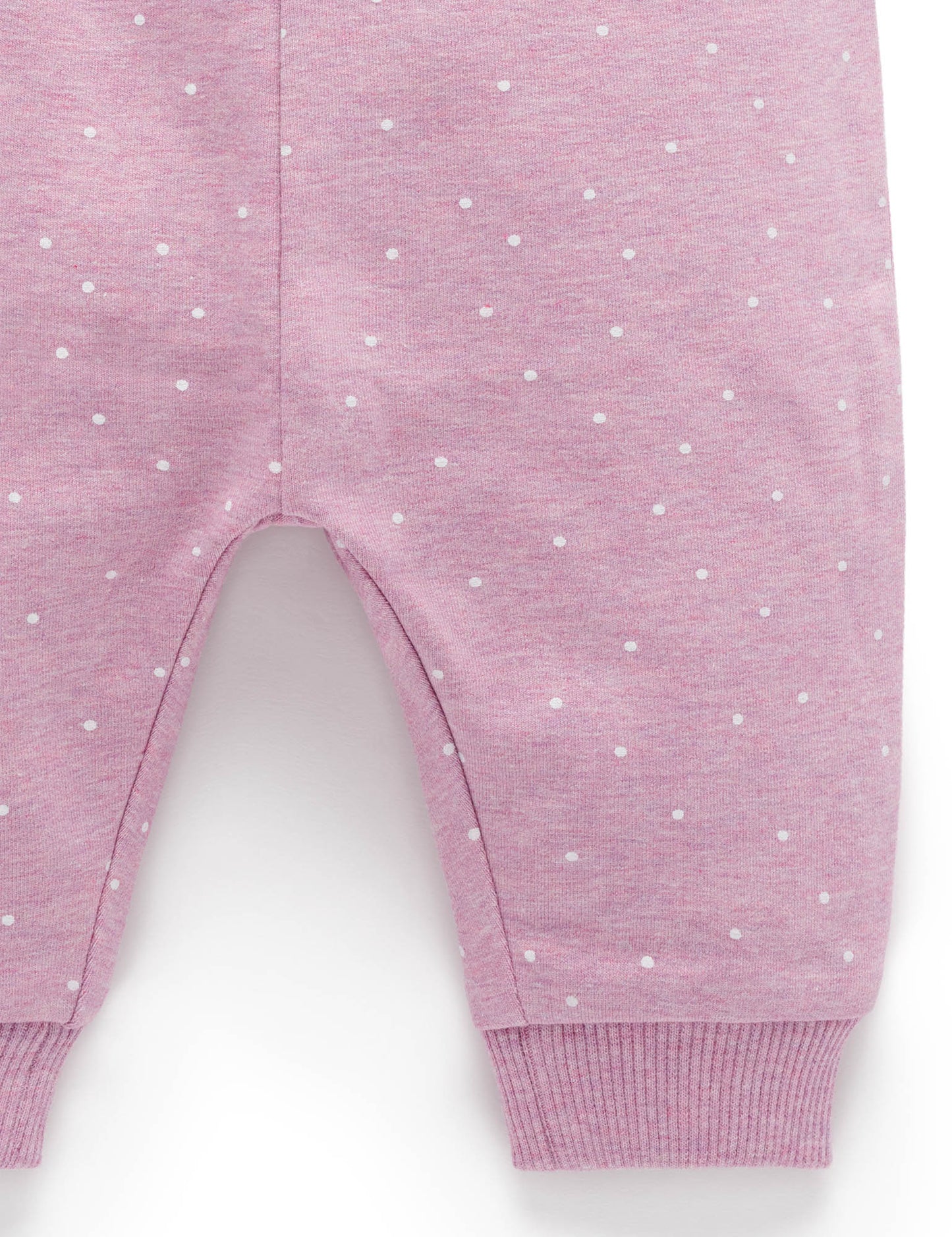 Purebaby ピュアベビー THICK LEGGING lavender mini spot PN1036W25