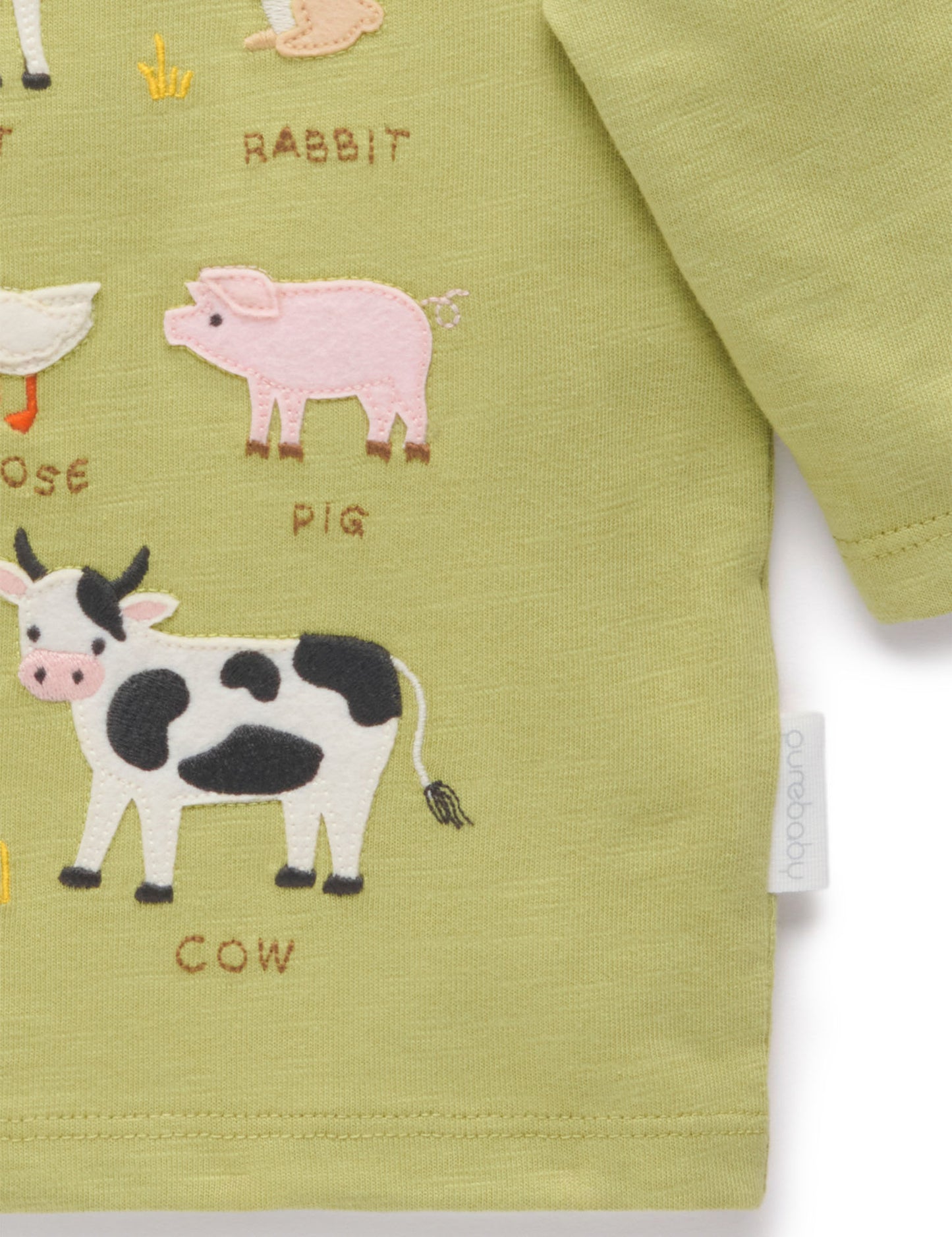 Purebaby ピュアベビー ON THE FARM TEE PB1061W25