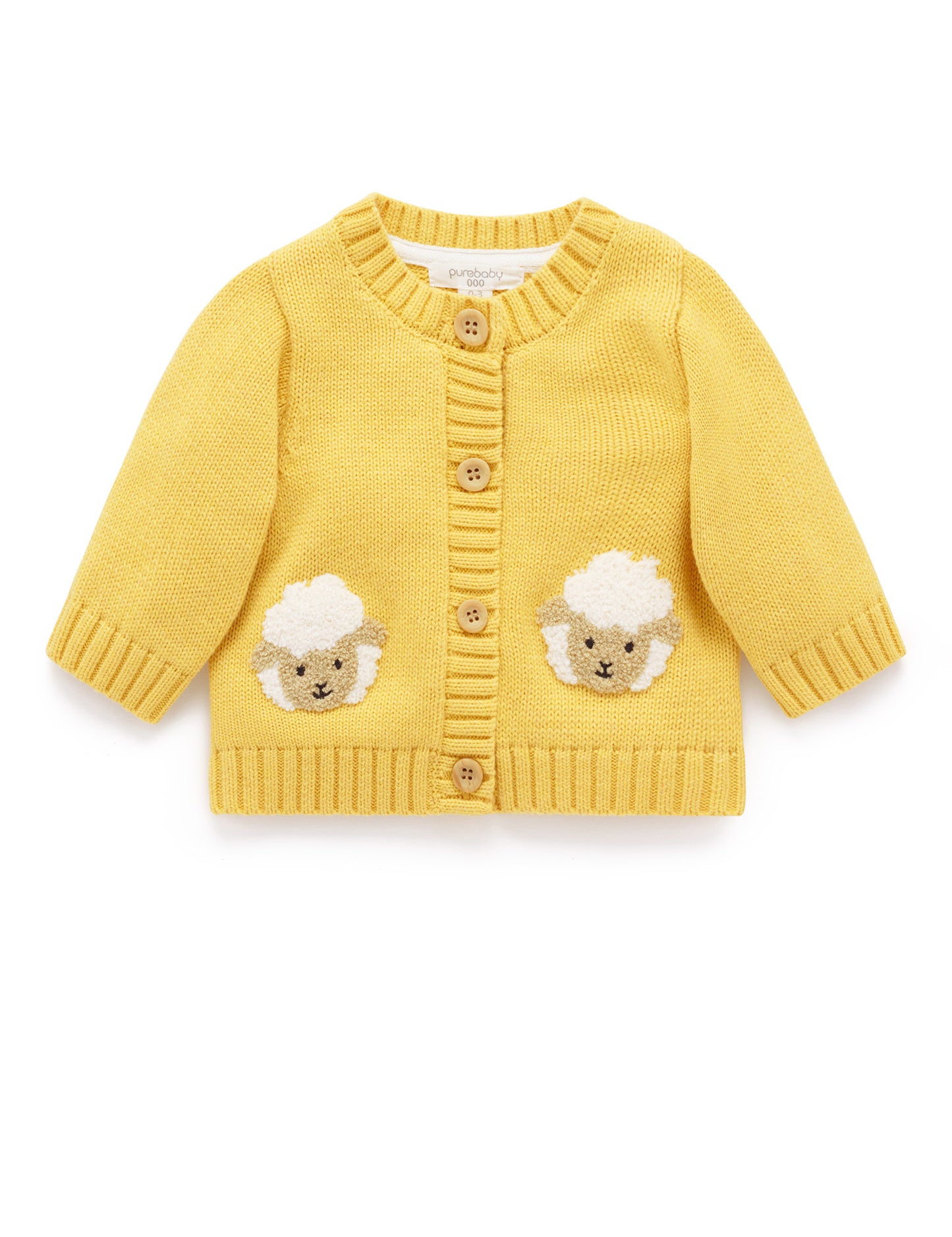 Purebaby ピュアベビー　FARM FRIENDS CARDIGAN　PN1014W25