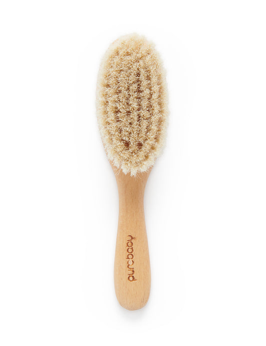 PUREBABY GOAT HAIR BRUSH W BOX　ヘアブラシ