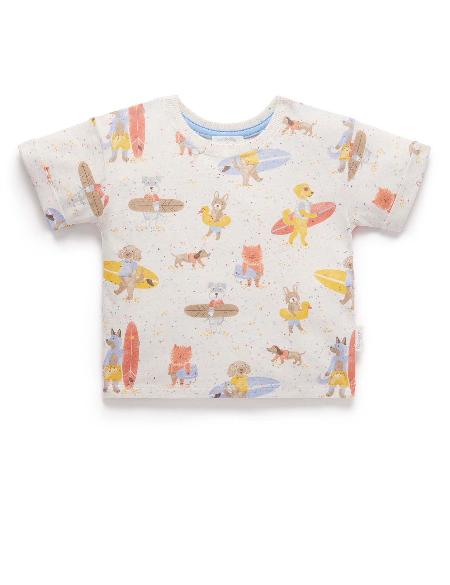 Purebaby　ピュアベビー　SURFING DOGS RELAXED TEE　PB1020S24