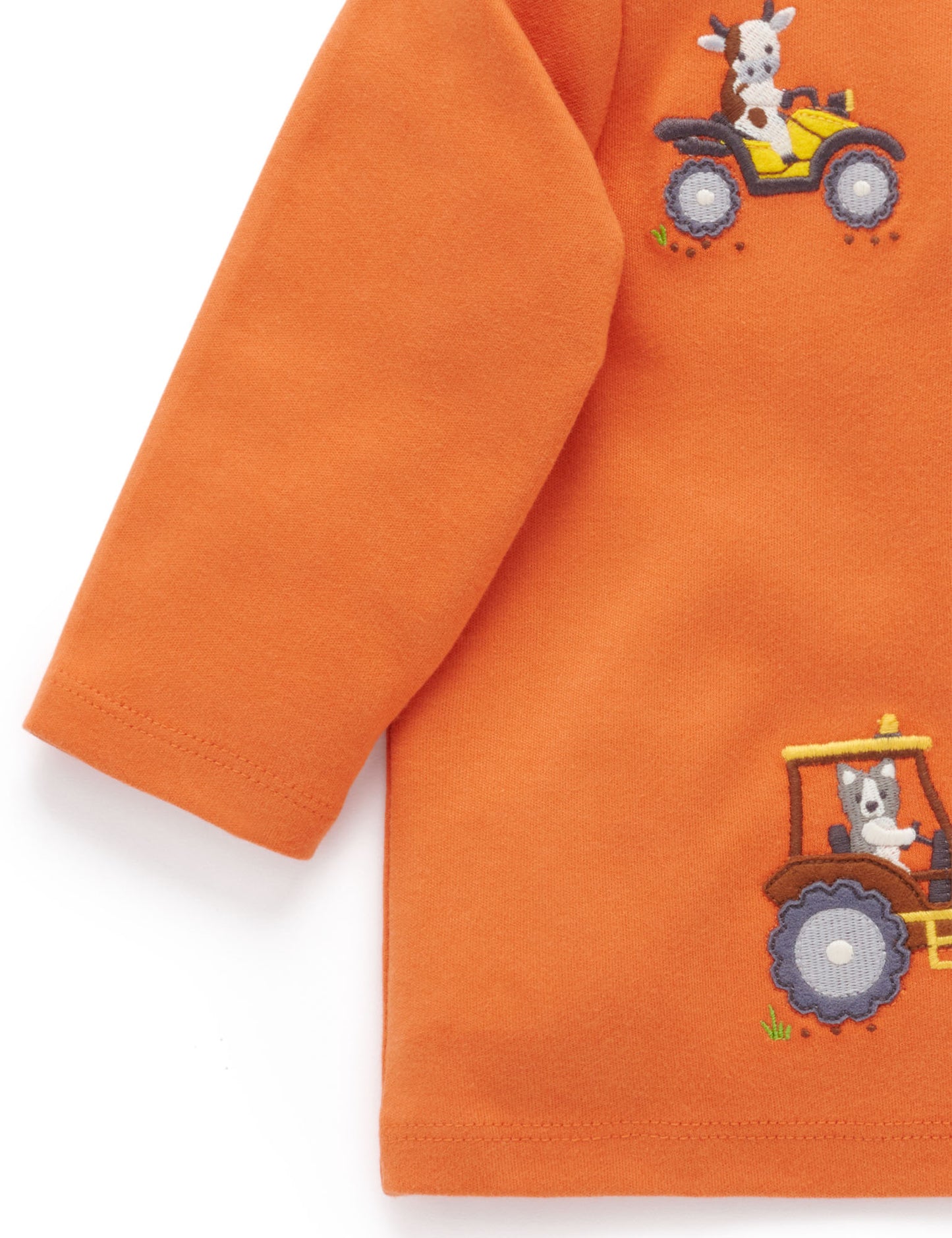 Purebaby ピュアベビー WORKING ON THE FARM THICK TEE PB1065W25