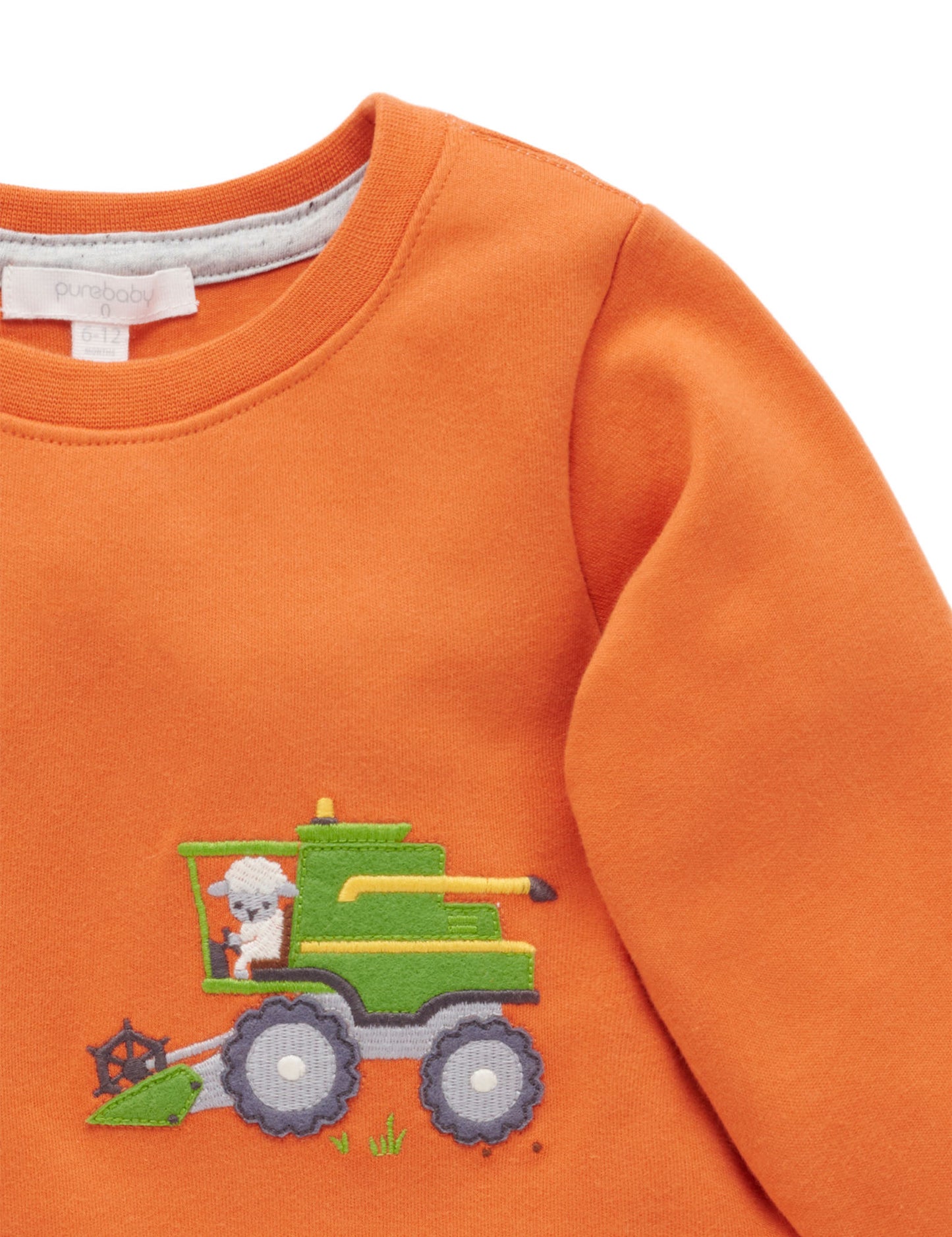 Purebaby ピュアベビー WORKING ON THE FARM THICK TEE PB1065W25