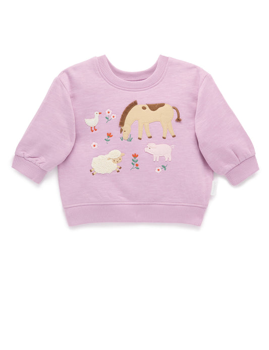 Purebaby ピュアベビー EMBROIDERED WINDCHEATER PB1022W25