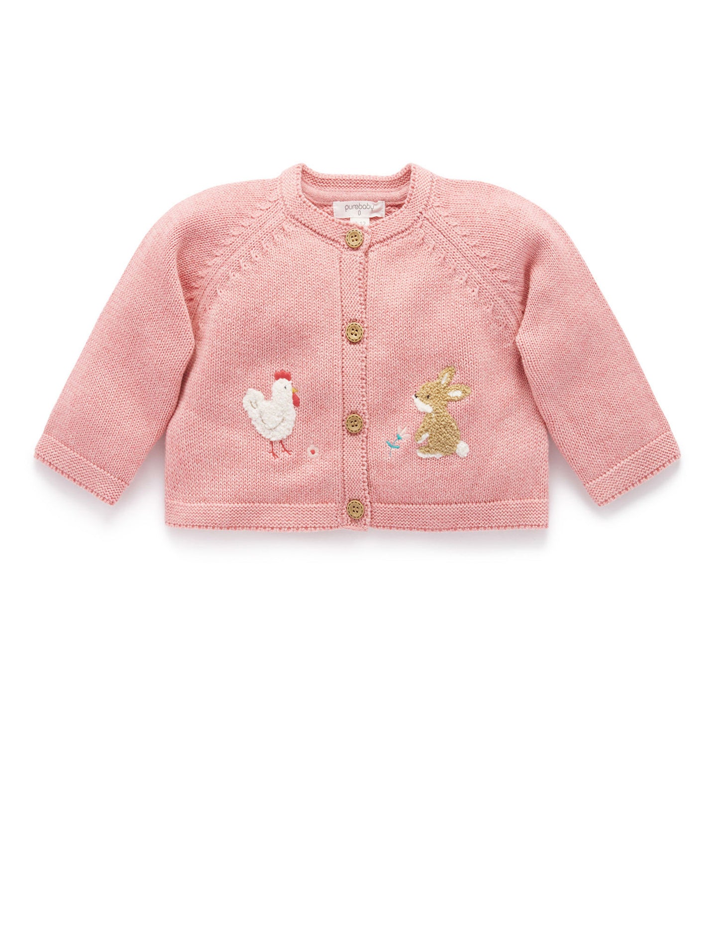 Purebaby ピュアベビー EASTER CARDIGAN PB1033W25