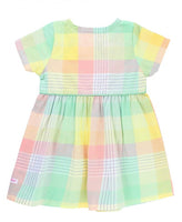 Ruffle Butts ラッフルバッツ　Cheerful Rainbow Plaid Pocket Dress