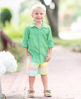 Rugged Butts ラゲッドバッツ　Cheerful Rainbow Plaid Shorts