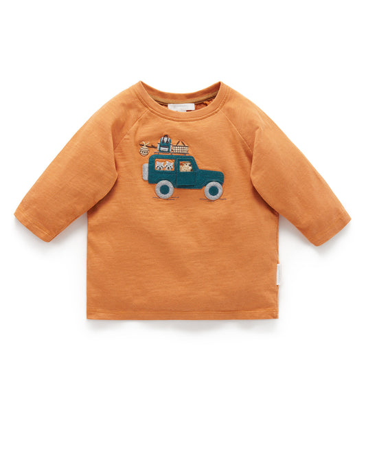 Purebaby ピュアベビー　Happy Campers Tee  PB1000W22