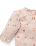 Purebaby ピュアベビー　Layering Top Blueberry Print  PB1033W22