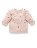 Purebaby ピュアベビー　Layering Top Blueberry Print  PB1033W22