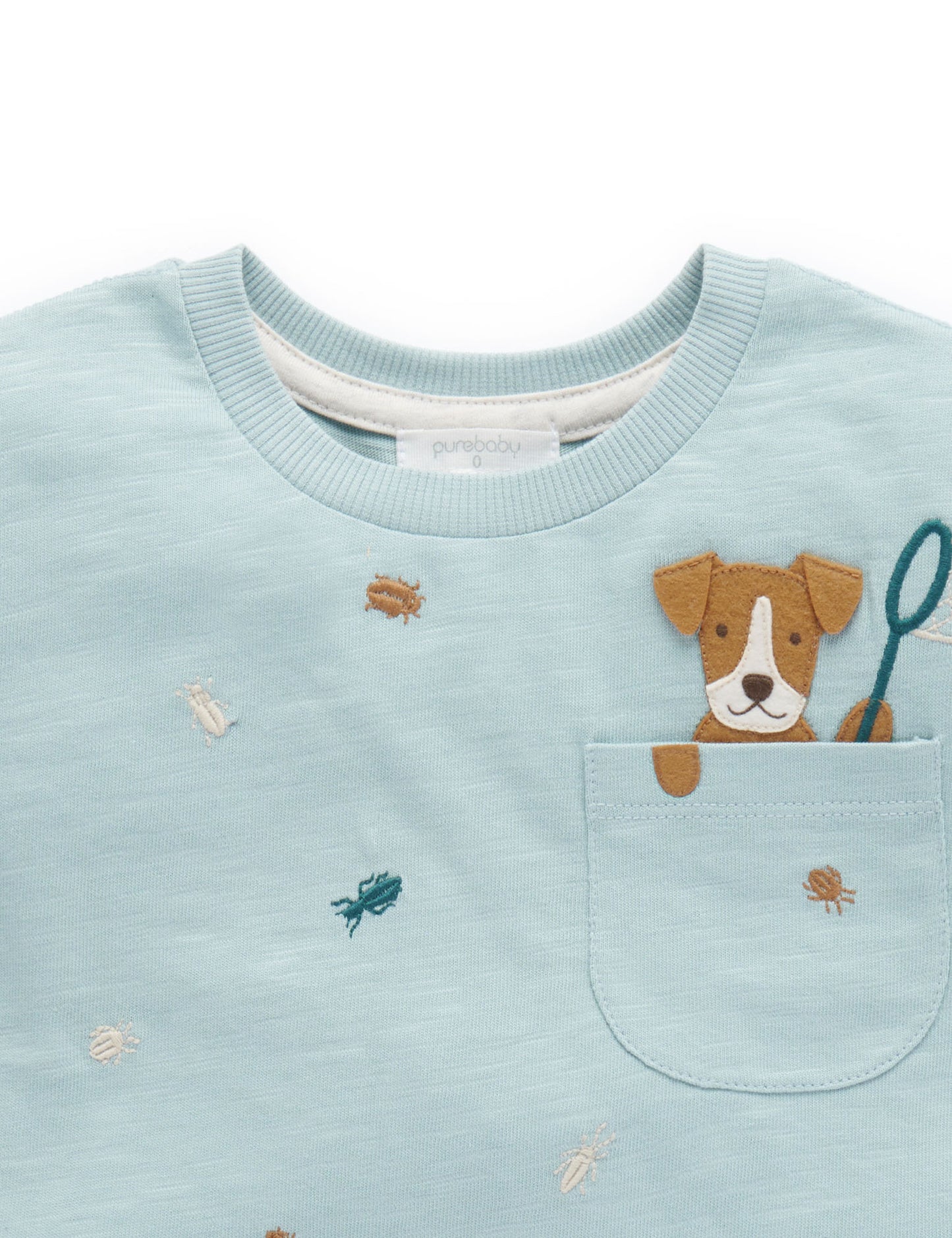 purebaby Pure Baby Doggy Relaxed T Shirt PB1058S21