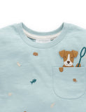 purebaby　ピュアベビー　Doggy Relaxed T Shirt PB1058S21