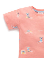 Purebaby ピュアベビー　SURF COMP RELAXED TEE SHIRT PB2001S21