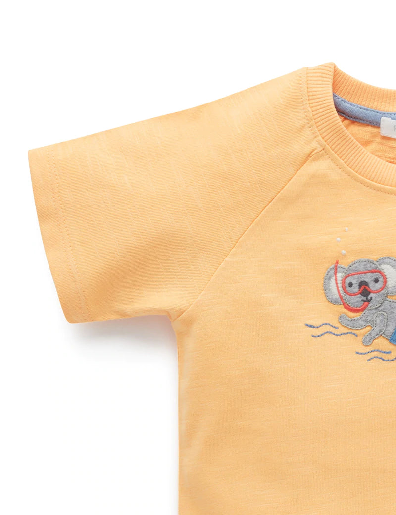 purebaby Pure Baby Snorkling Relaxed T Shirt PB2006S21