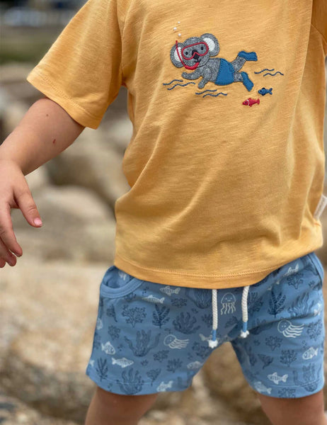 purebaby ピュアベビー　Snorkling Relaxed T Shirt PB2006S21