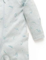 Purebaby ピュアベビー  Zip Grpwsuit  Mint Eucalyptus PE1001ES