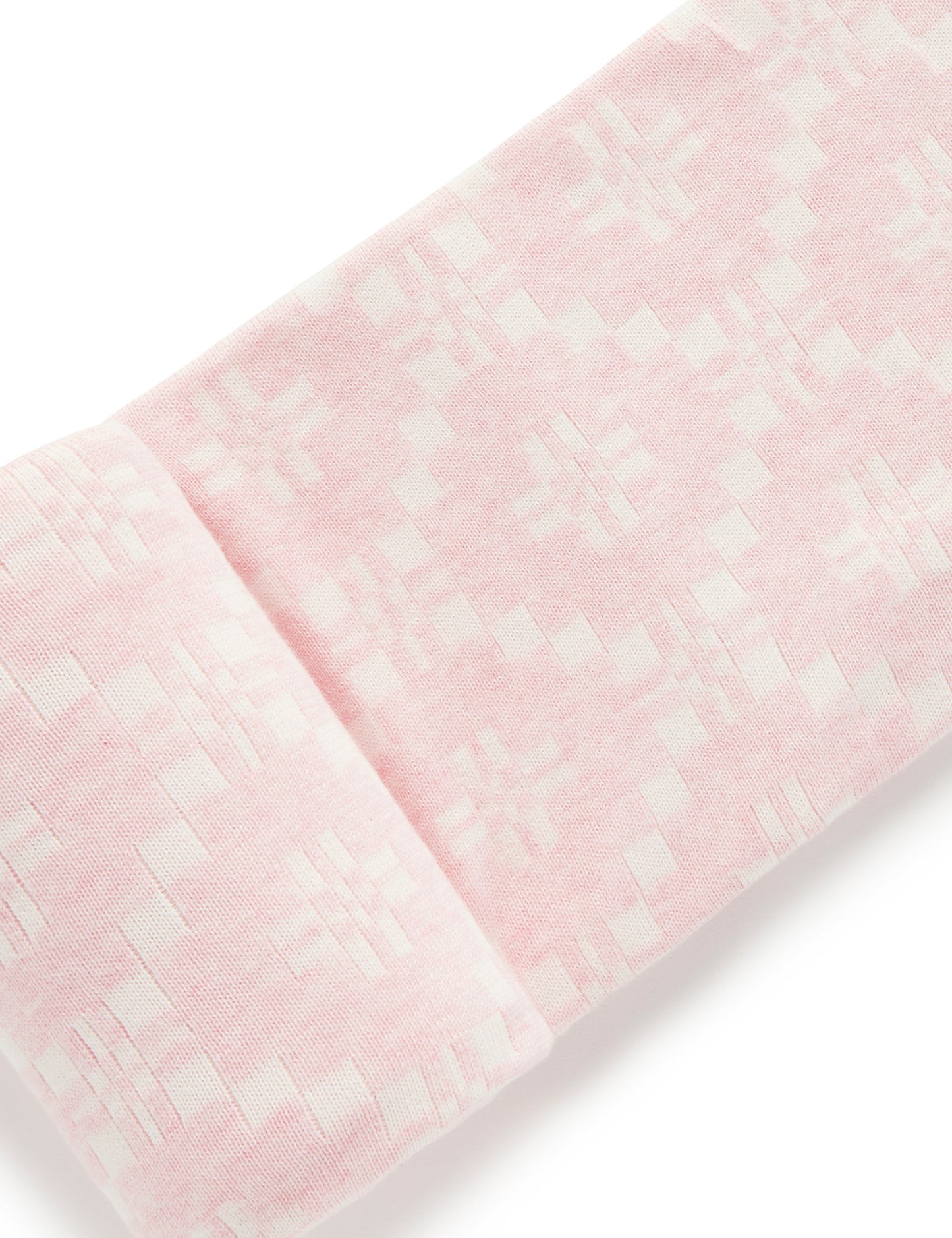 purebaby Pure Baby Geometric Blanket Pink