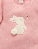 Purebaby　ピュアベビー　 Pink Bunny Jumper 　 PN1007S21
