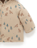 Purebaby ピュアベビー  Reversible Jacket  Grazing Moose Print  PN1036W22
