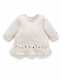 Purebaby ピュアベビー  Thick Embroidered Top PN1063W22