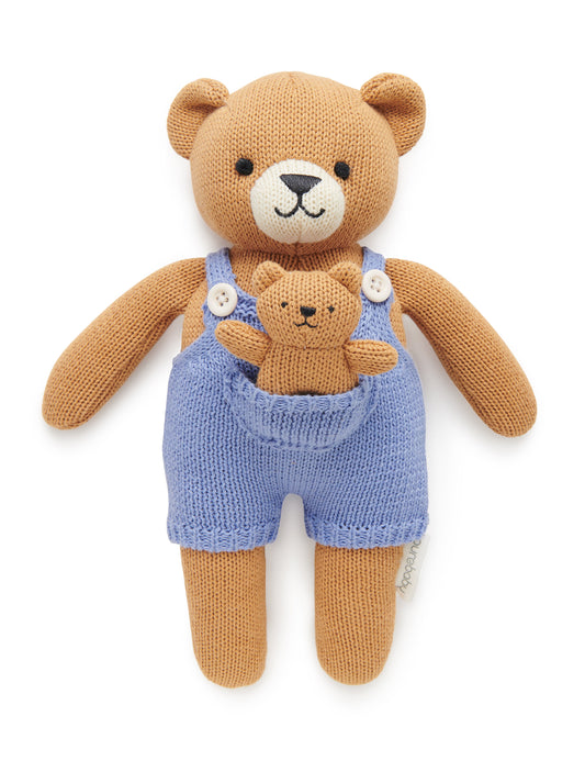 purebaby ピュアベビー Billy and Baby Bear Toy