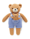 purebaby ピュアベビー Billy and Baby Bear Toy