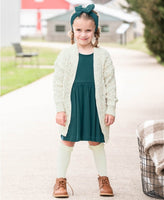 Ruffle Butts ラッフルバッツ　Confetti Chunky Knit Open Style Cardigan