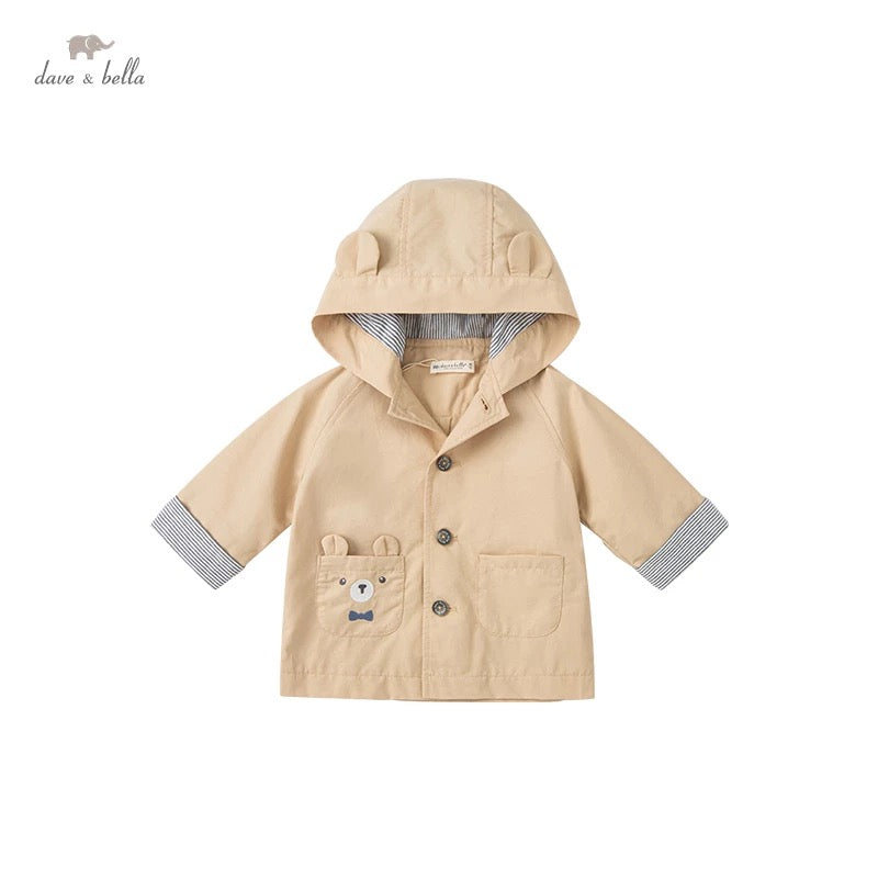 dave&amp;bella Dave Bella bear pocket design outerwear DB1220509