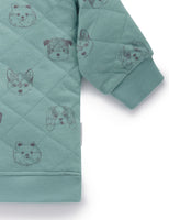 purebaby ピュアベビー Quilted Windcheater