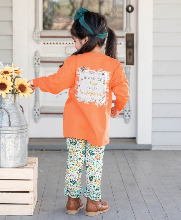 Ruffle Butts Vintage Garden Ruffle Leggings