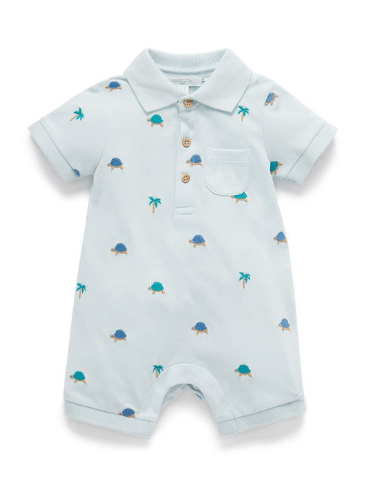Purebaby Pure baby POLO GROWSUIT PN1018S22