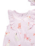 Purebaby ピュアベビー　FESTIVE ROMPER 2 PIECE SET　PN3003S22