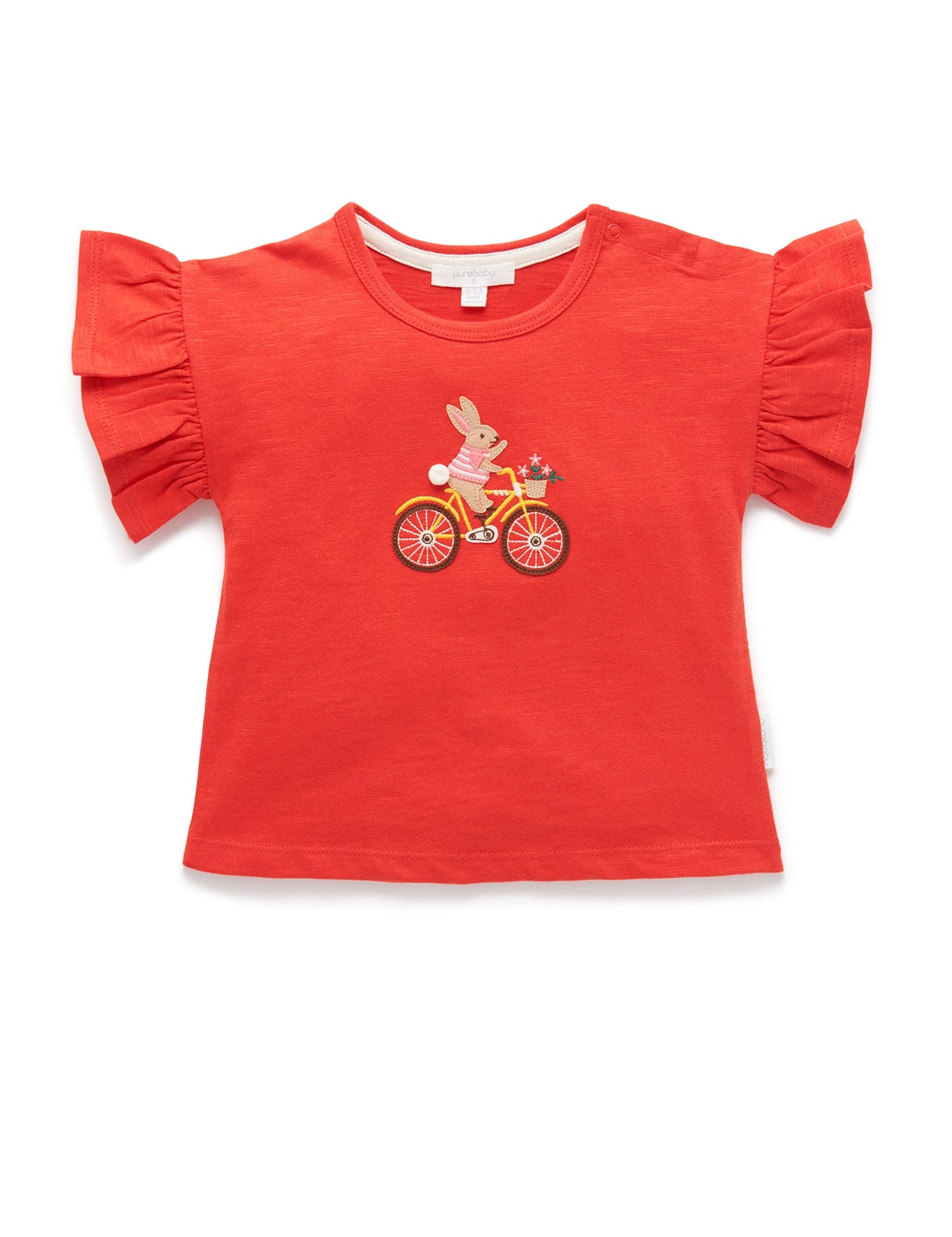 Purebaby HAPPY BUNNY T SHIRT PD1016W23